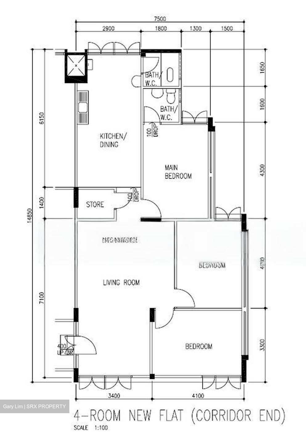 Blk 148 Bukit Batok West Avenue 6 (Bukit Batok), HDB 4 Rooms #466301501